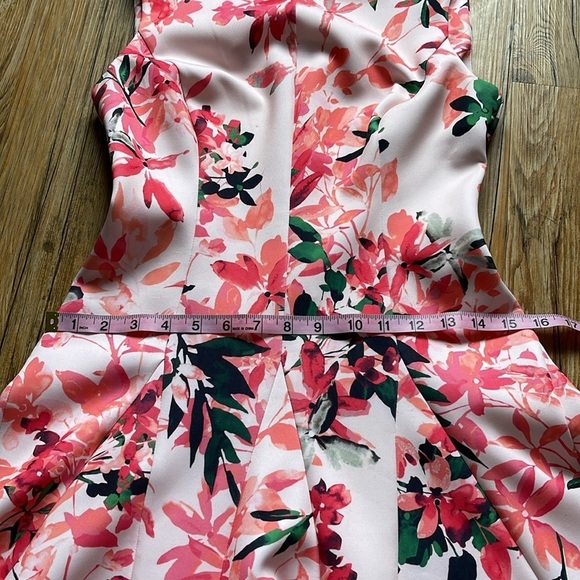 Calvin Klein Floral Pink Midi Dress - Picture 11 of 11
